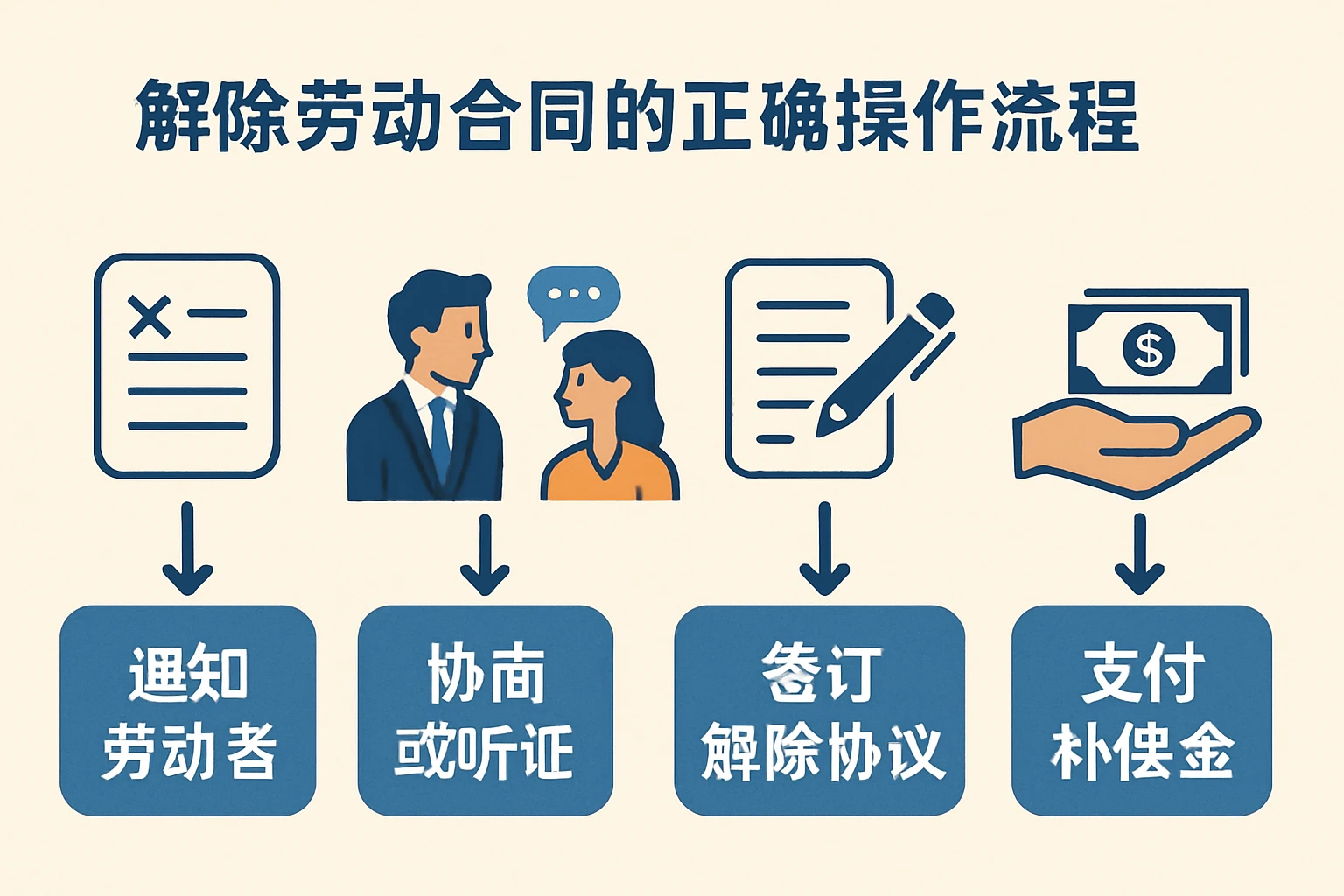 解除劳动合同的正确操作流程