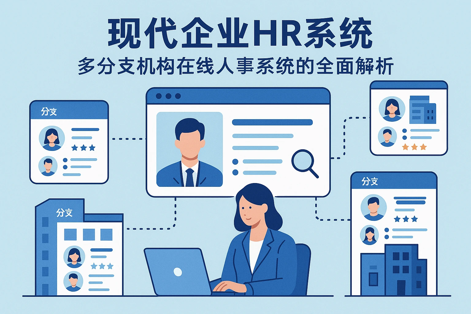 现代企业HR系统：多分支机构在线人事系统的全面解析