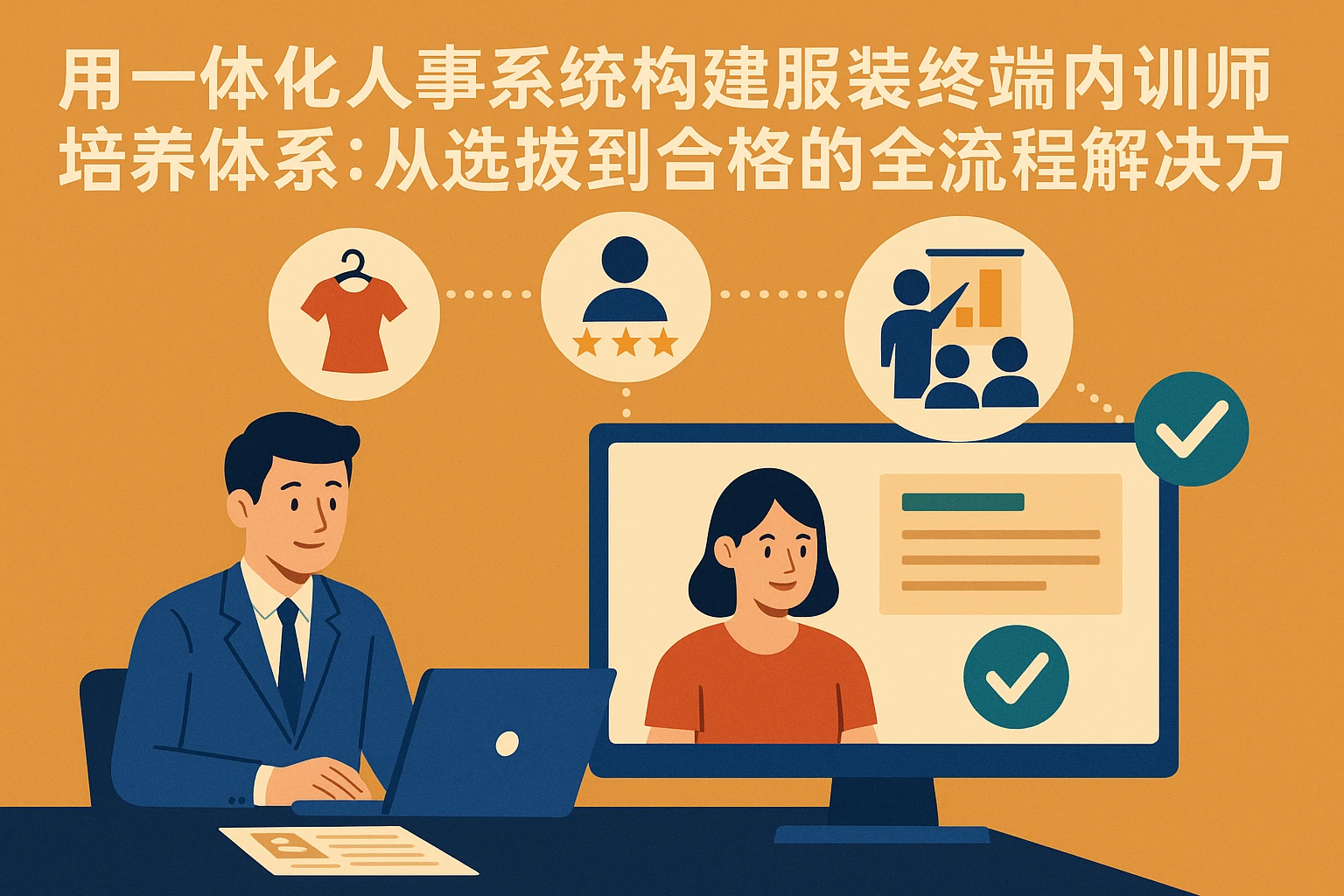 用一体化人事系统构建服装终端内训师培养体系:从选拔到合格的全流程解决方案