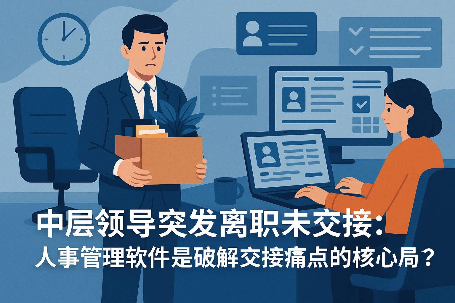 中层领导突发离职未交接:人事管理软件是破解交接痛点的核心工具吗?