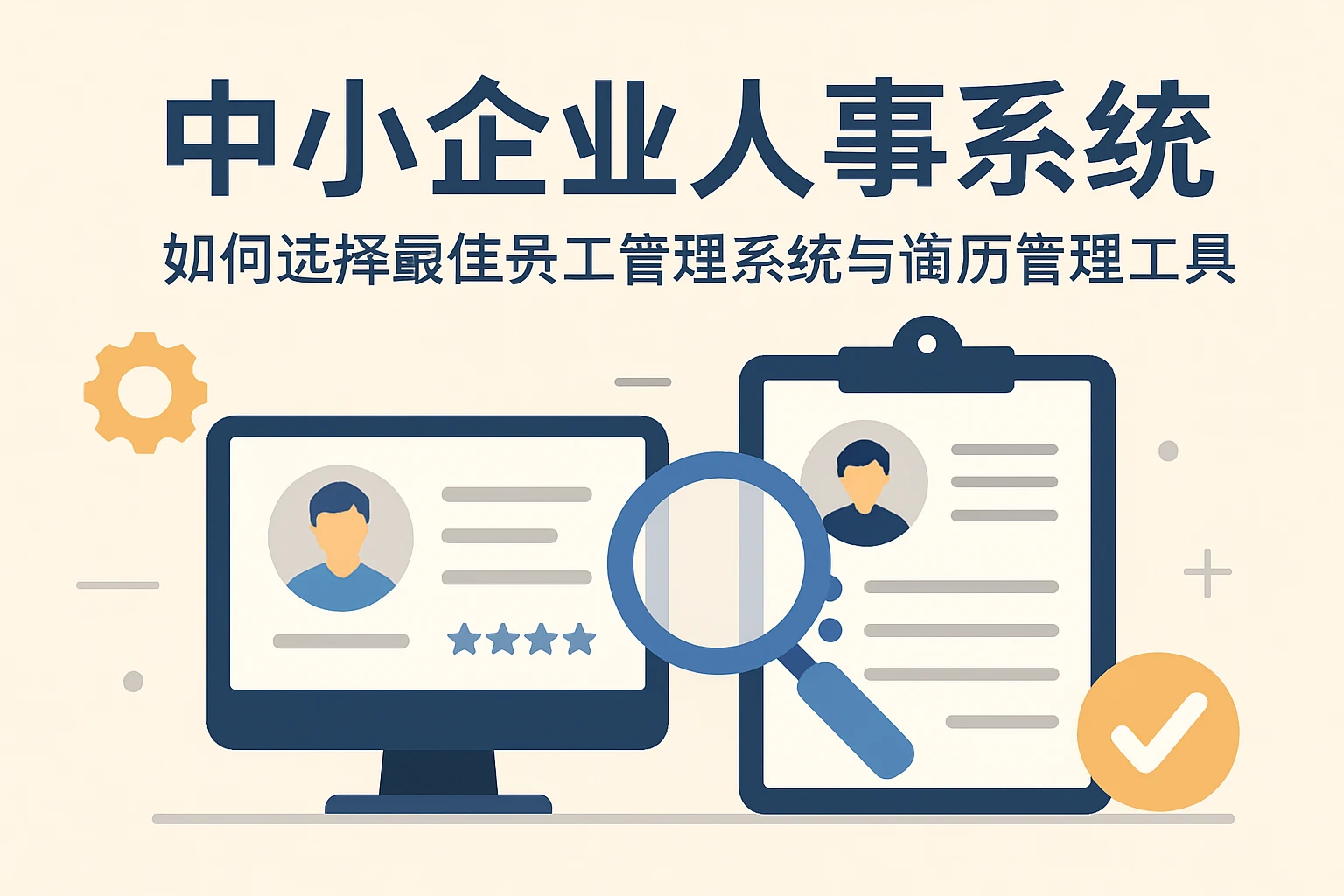 中小企业人事系统：如何选择最佳员工管理系统与简历管理工具