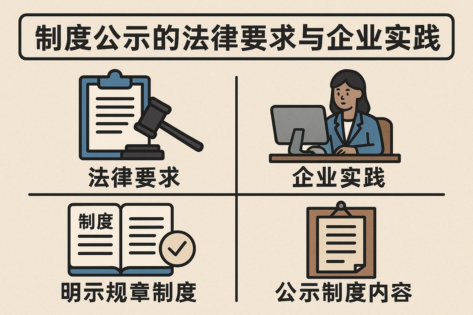 制度公示的法律要求与企业实践