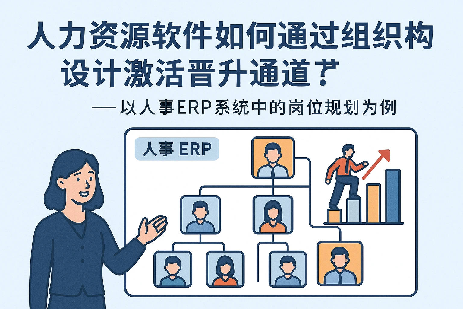 人力资源软件如何通过组织架构设计激活晋升通道?——以人事ERP系统中的岗位规划为例
