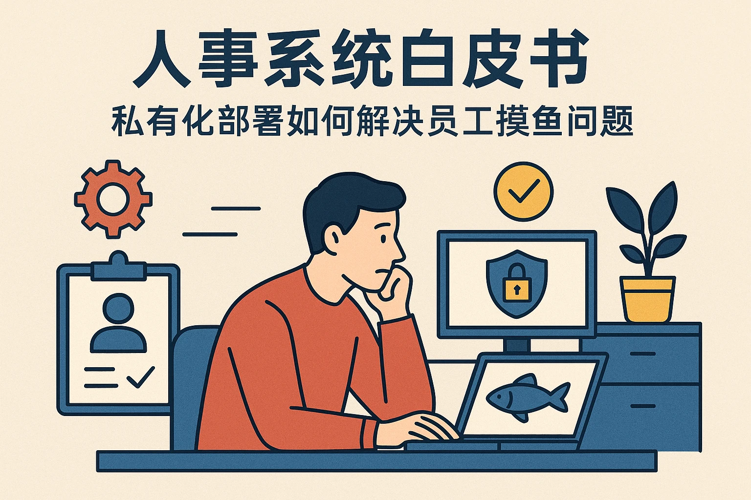 人事系统白皮书：私有化部署如何解决员工摸鱼问题