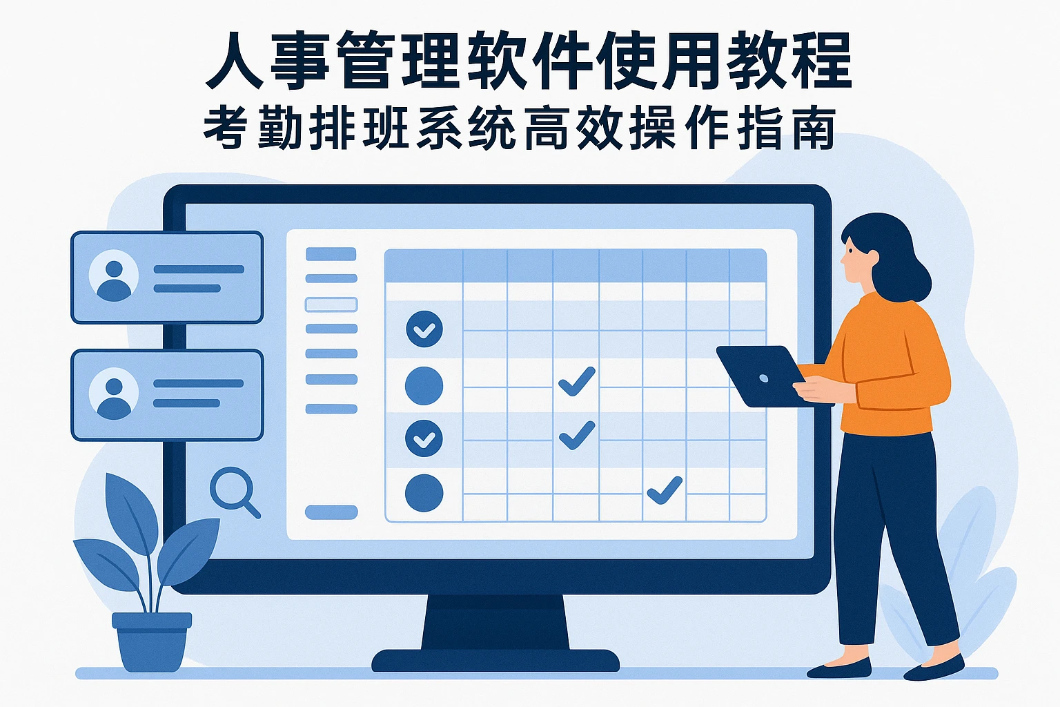 人事管理软件使用教程：考勤排班系统高效操作指南