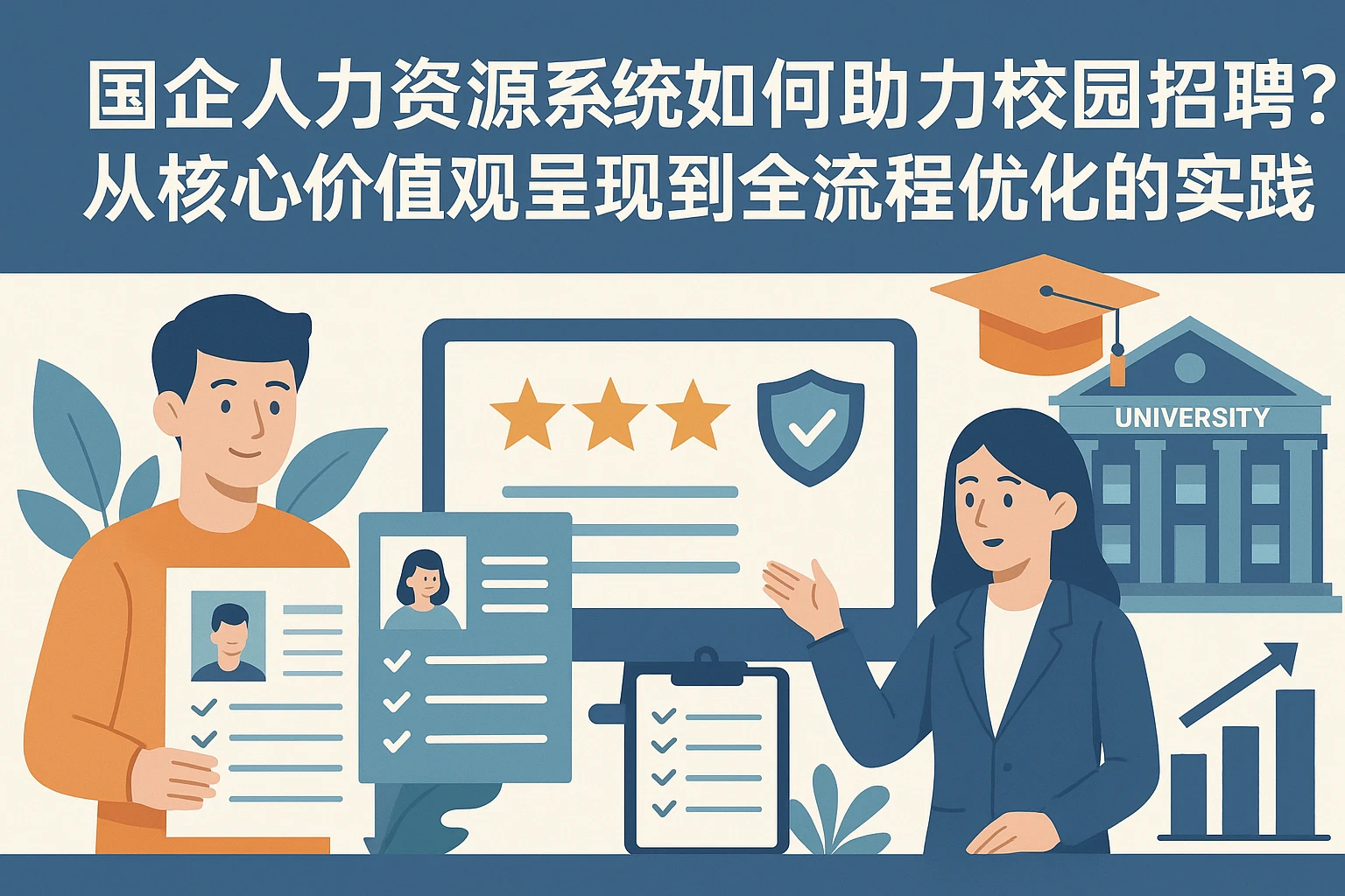 国企人力资源系统如何助力校园招聘?从核心价值观呈现到全流程优化的实践指南