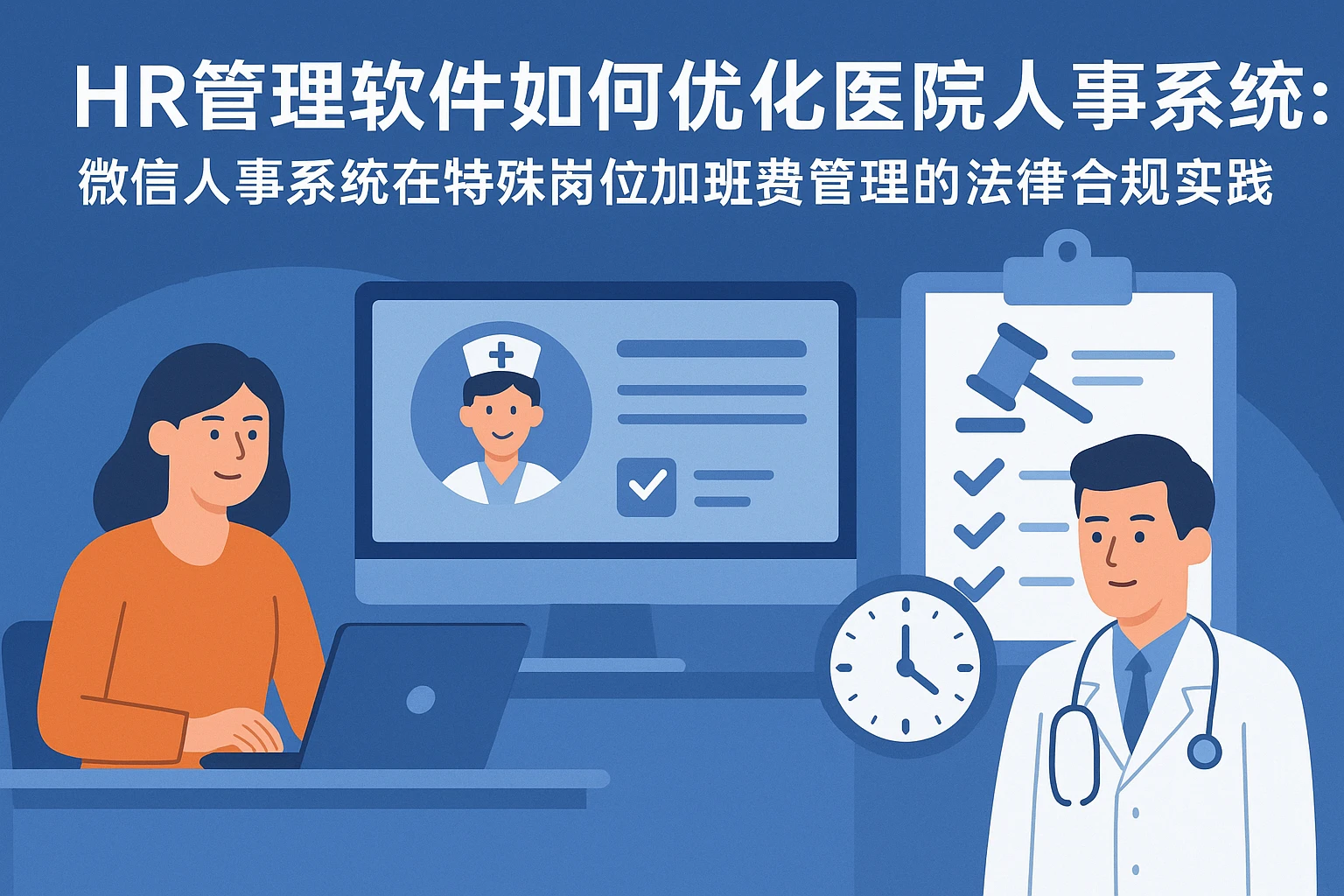 HR管理软件如何优化医院人事系统:微信人事系统在特殊岗位加班费管理的法律合规实践