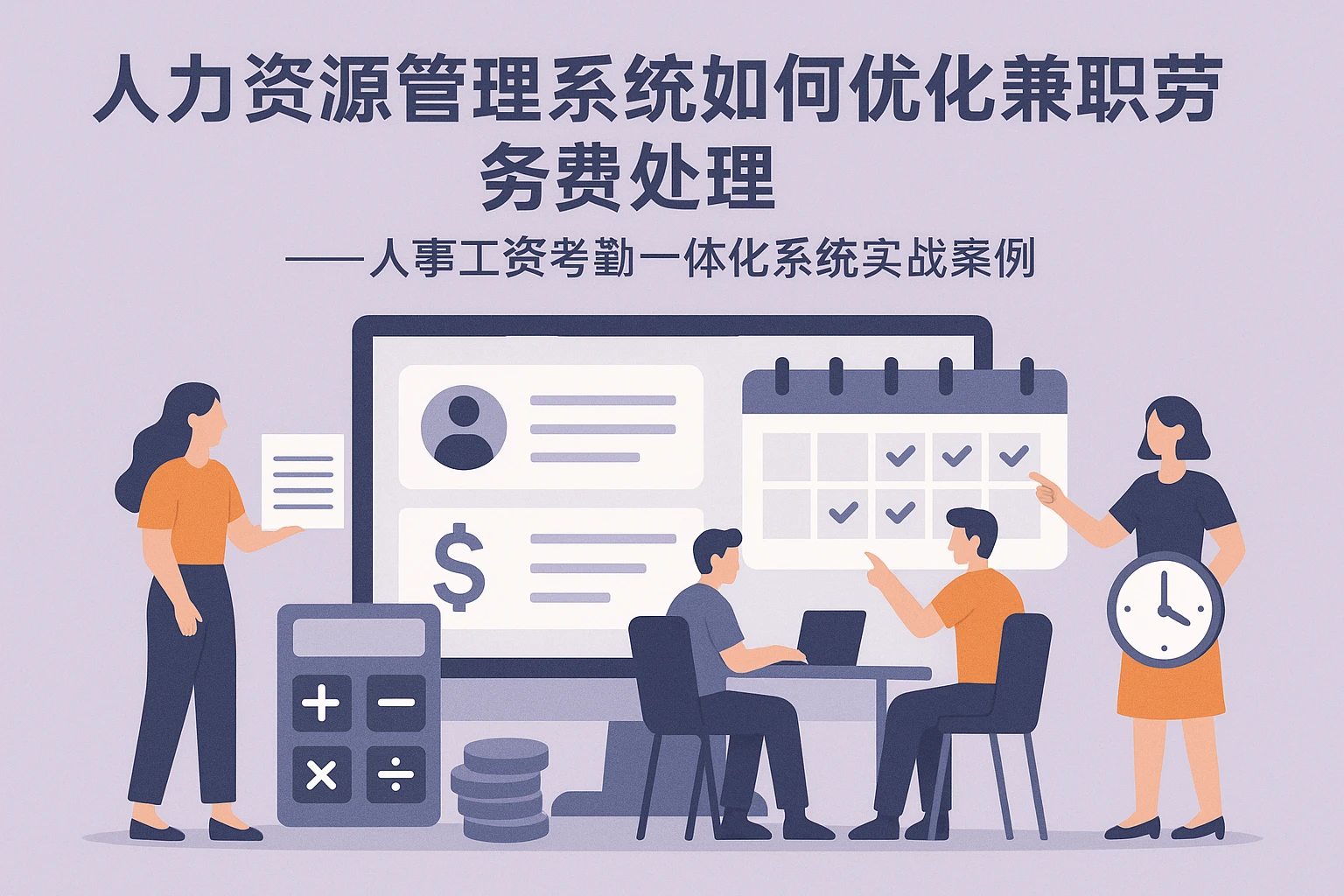 人力资源管理系统如何优化兼职劳务费处理——人事工资考勤一体化系统实战案例