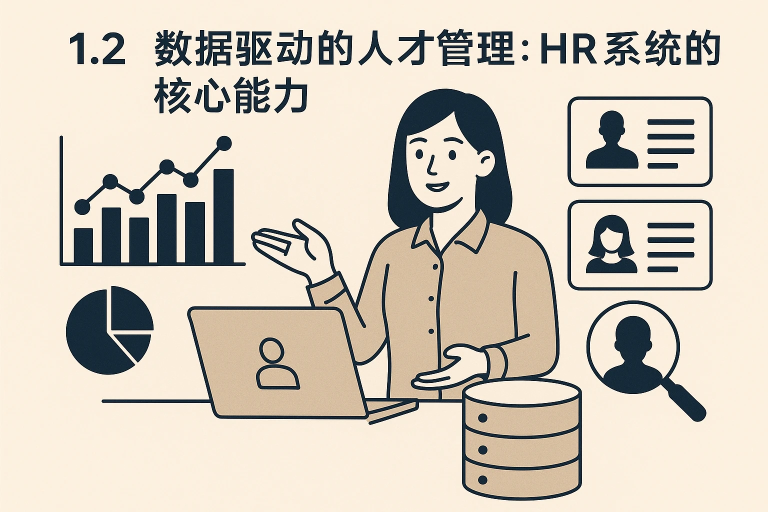 1.2 数据驱动的人才管理：HR系统的核心能力