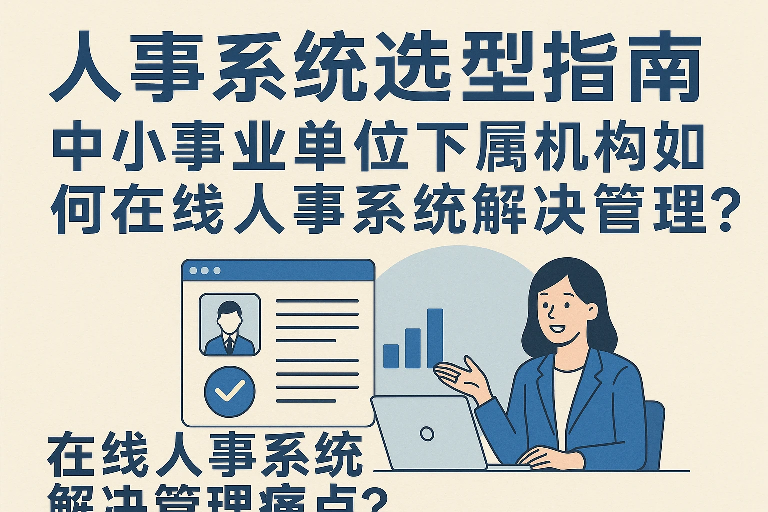 人事系统选型指南:中小事业单位下属机构如何用在线人事系统解决管理痛点?