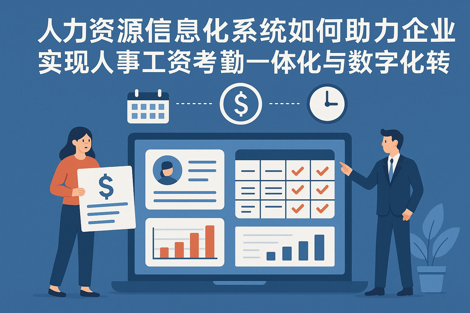人力资源信息化系统如何助力企业实现人事工资考勤一体化与数字化转型