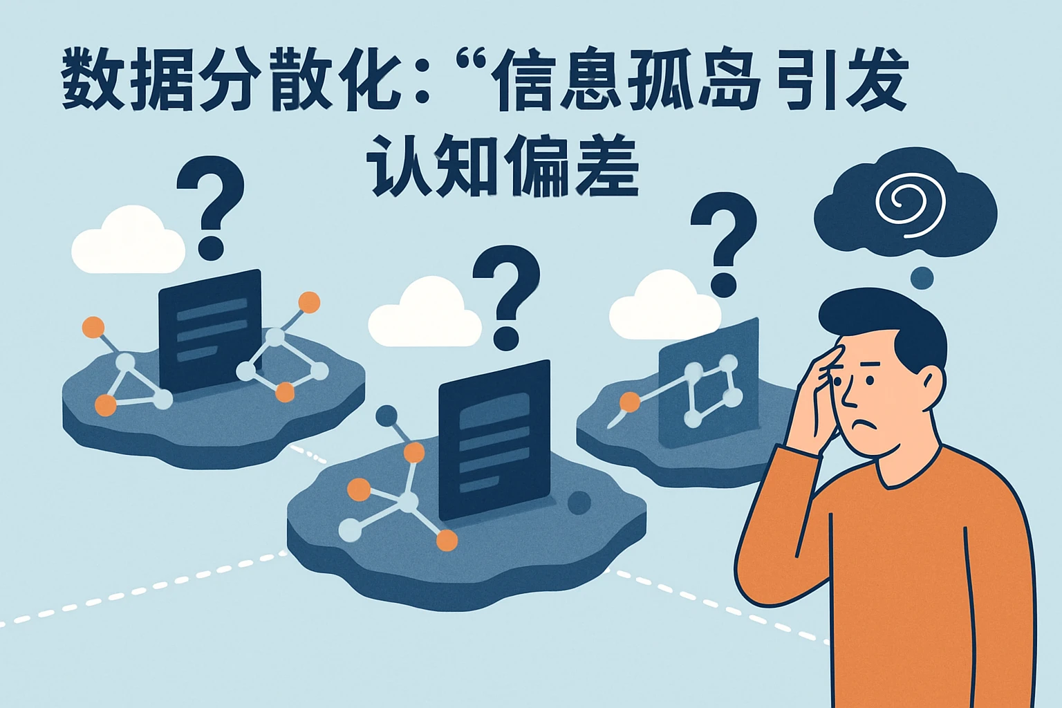 2. 数据分散化:“信息孤岛”引发认知偏差
