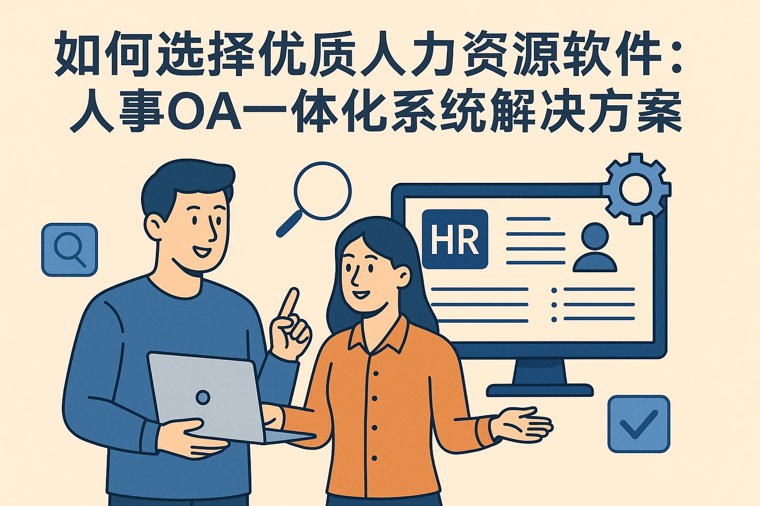 如何选择优质人力资源软件:人事OA一体化系统解决方案