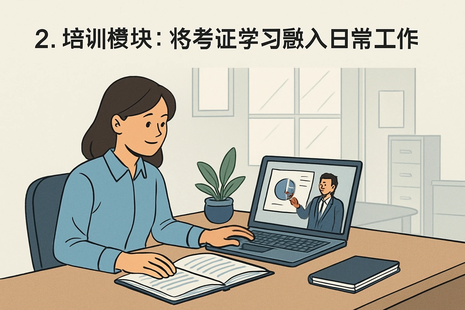 2. 培训模块:将考证学习融入日常工作