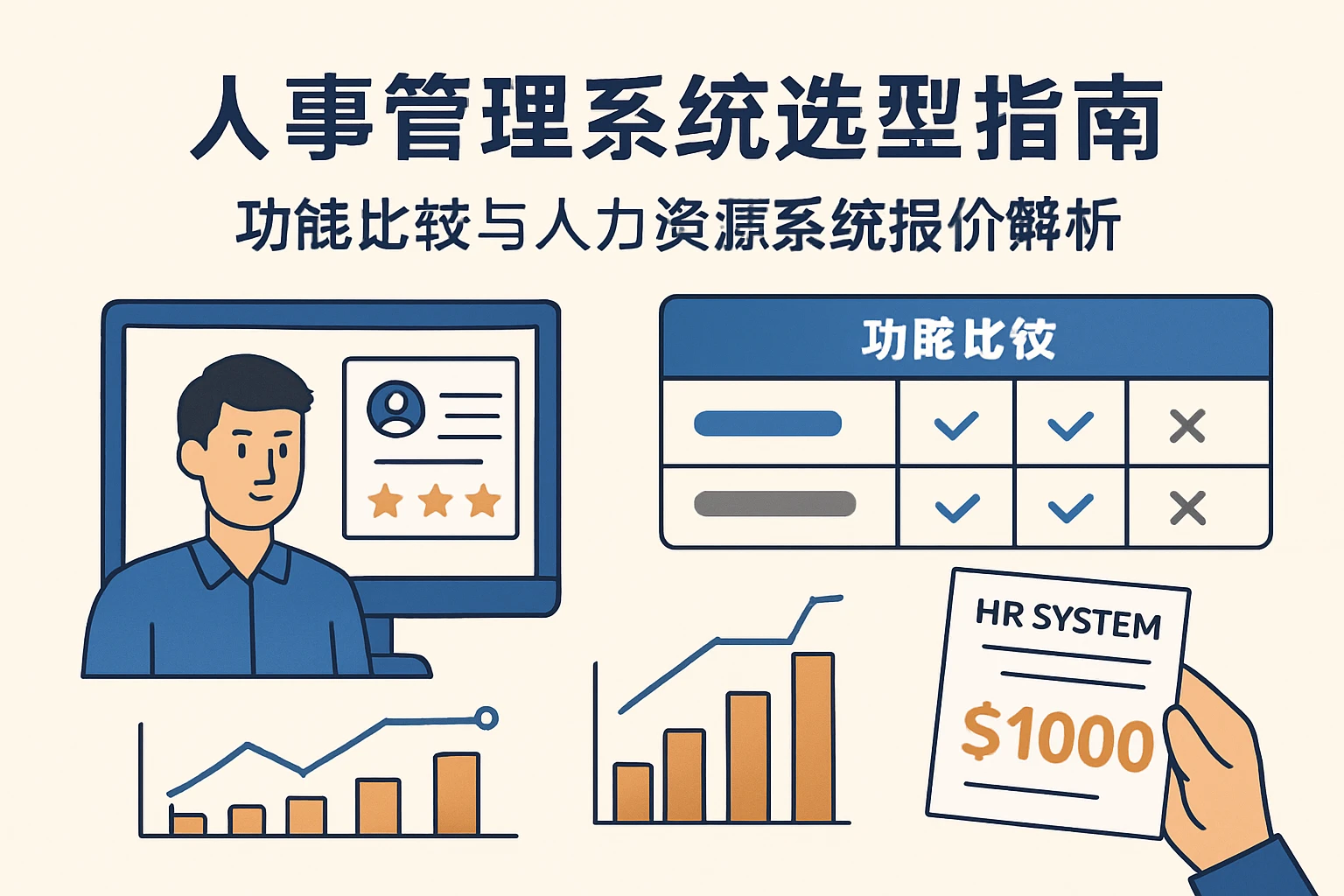 人事管理系统选型指南：功能比较与人力资源系统报价解析