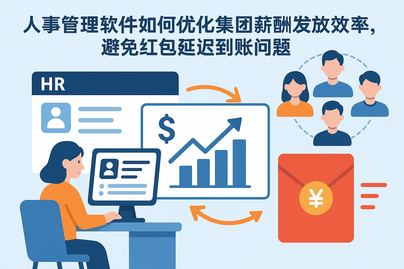 人事管理软件如何优化集团薪酬发放效率，避免红包延迟到账问题