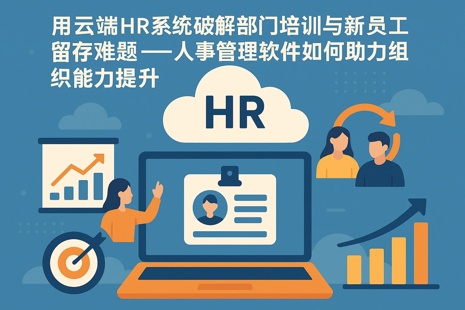 用云端HR系统破解部门培训与新员工留存难题——人事管理软件如何助力组织能力提升