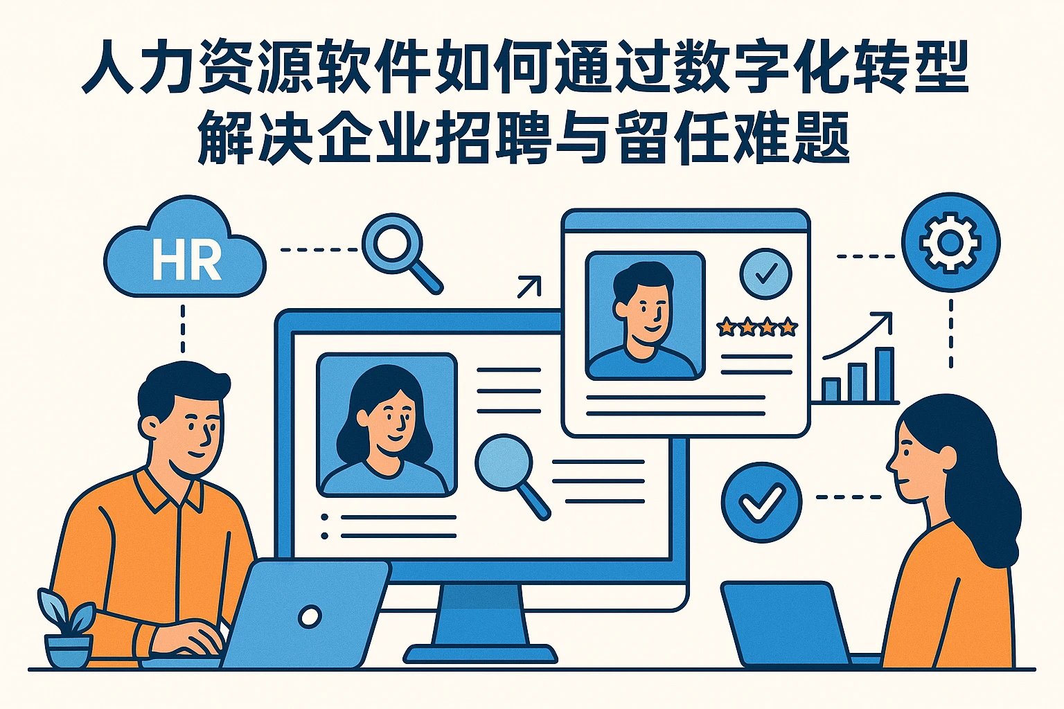 人力资源软件如何通过数字化转型解决企业招聘与留任难题