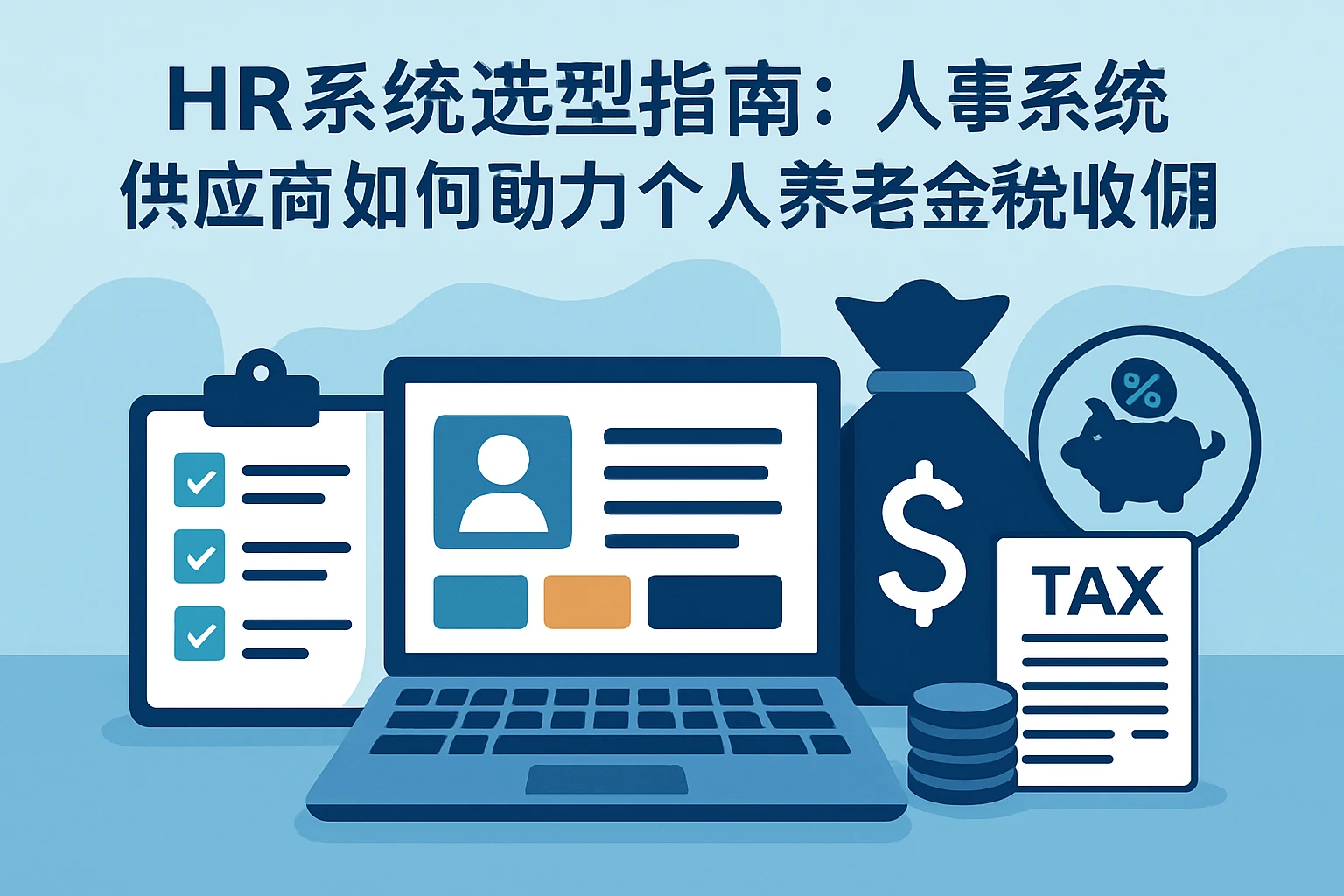 HR系统选型指南：人事系统供应商如何助力个人养老金税收优惠管理