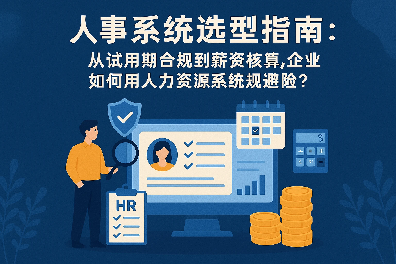 人事系统选型指南：从试用期合规到薪资核算，企业如何用人力资源系统规避风险？