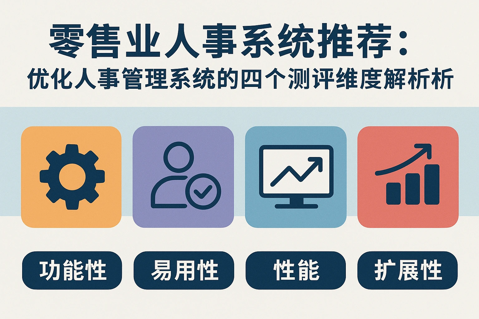零售业人事系统推荐：优化人事管理系统的四个测评维度解析