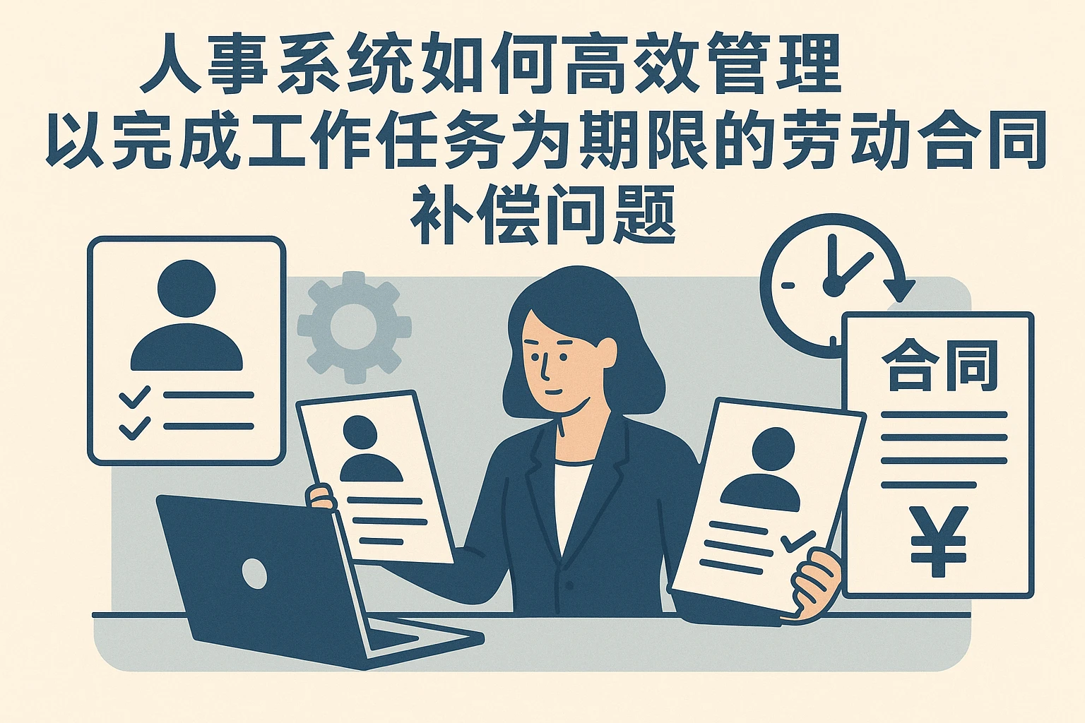 人事系统如何高效管理以完成工作任务为期限的劳动合同补偿问题