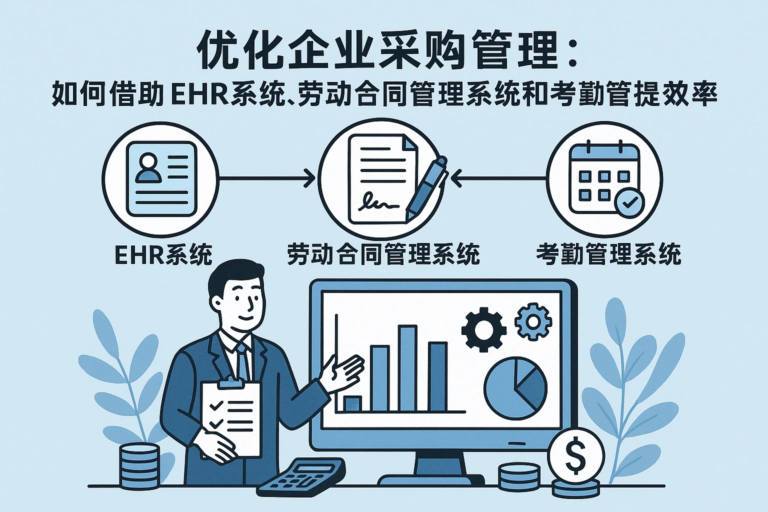 优化企业采购管理：如何借助EHR系统、劳动合同管理系统与考勤管理系统提升效率