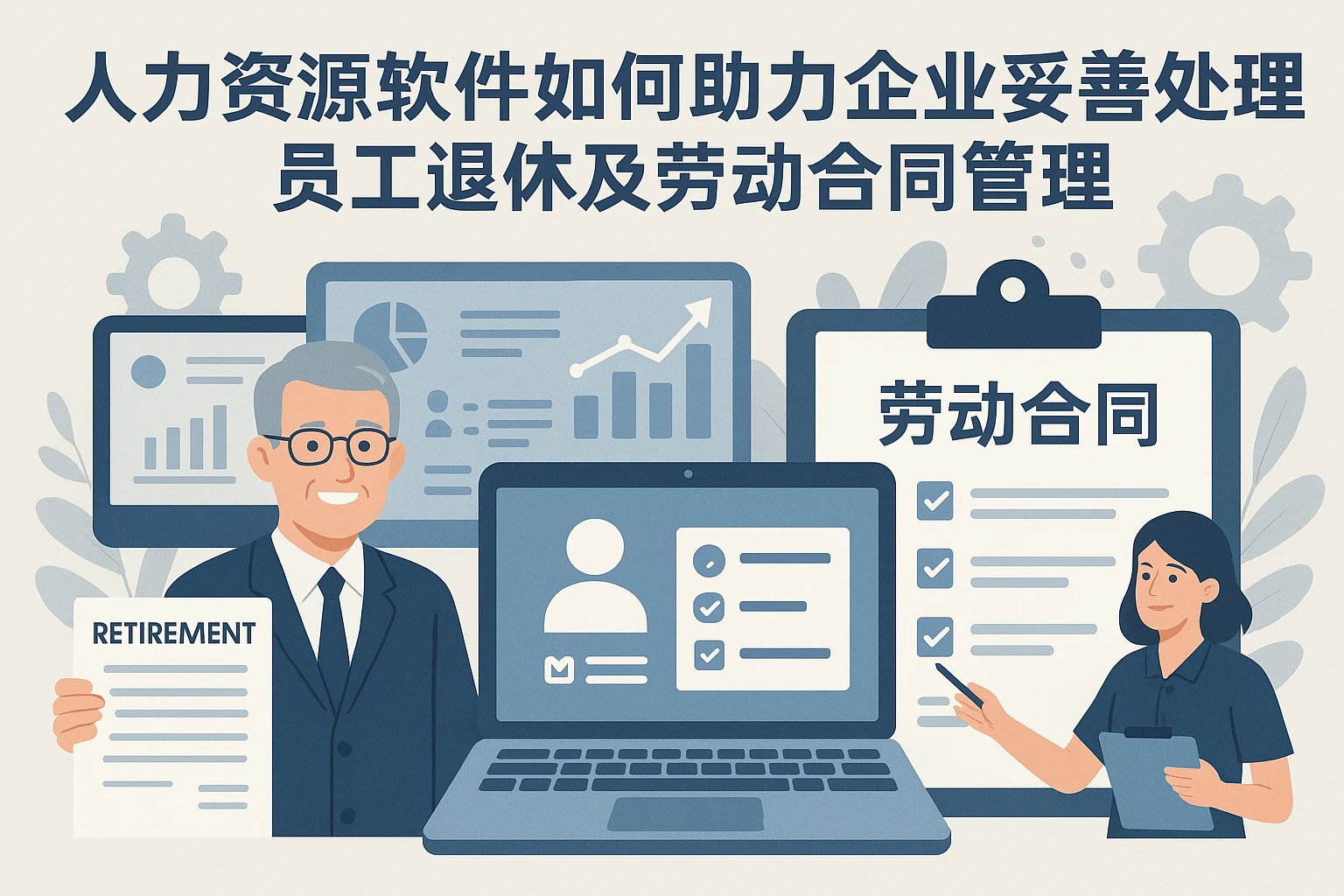 人力资源软件如何助力企业妥善处理员工退休及劳动合同管理