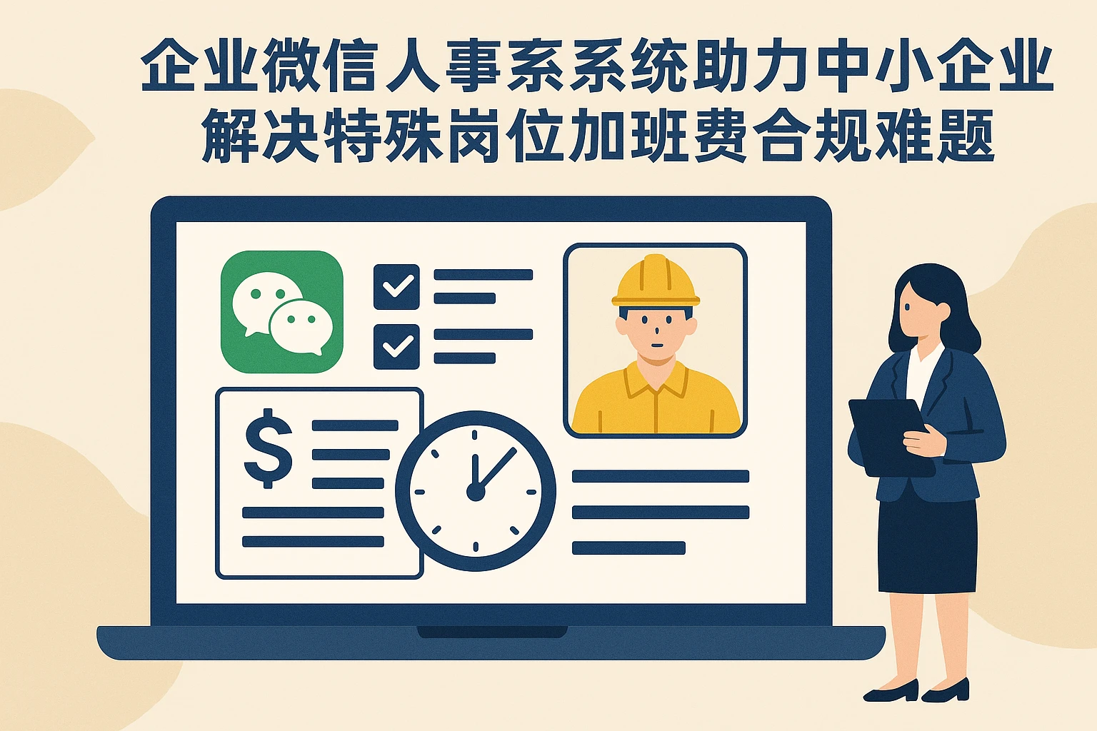 企业微信人事系统助力中小企业解决特殊岗位加班费合规难题