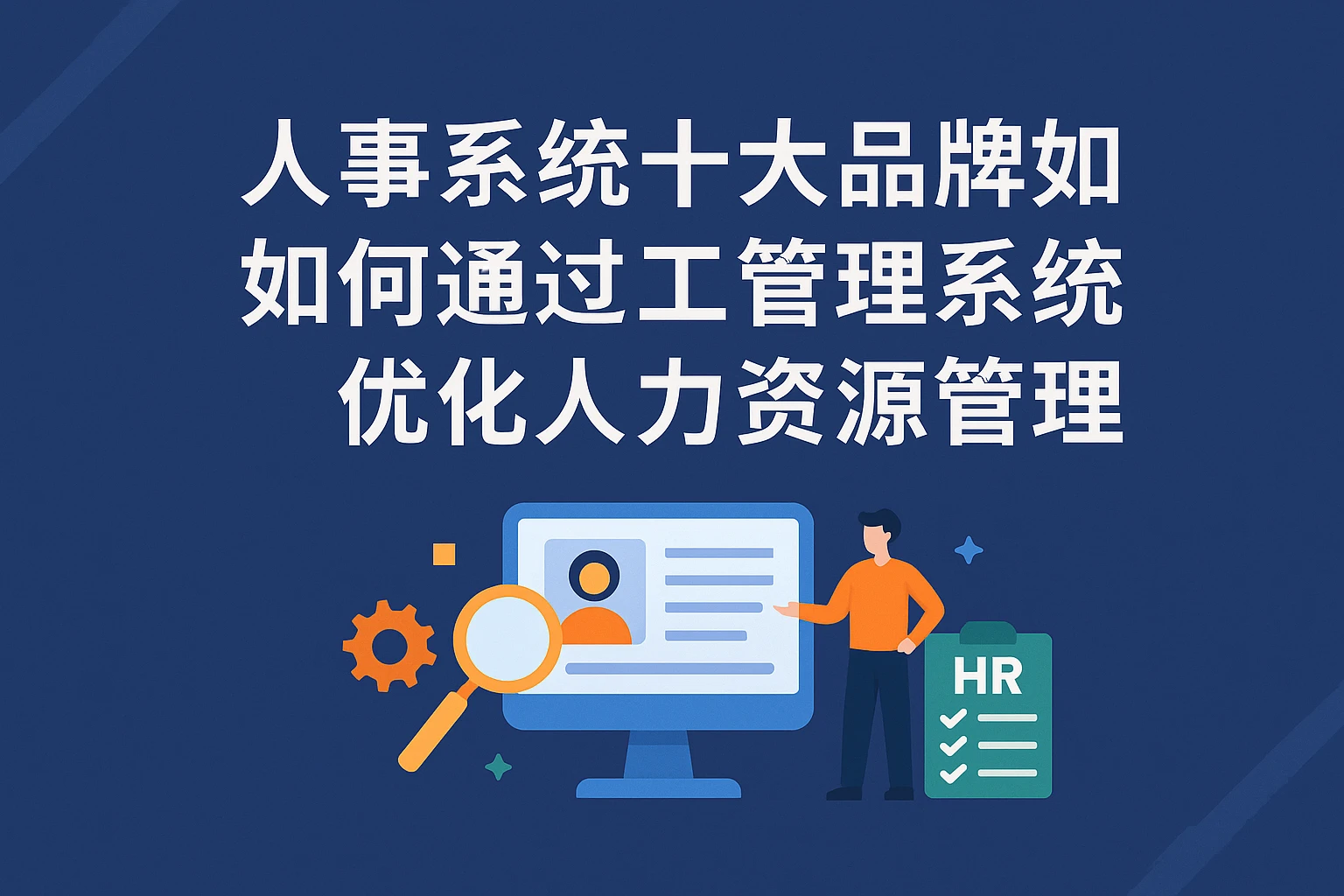 人事系统十大品牌如何通过员工管理系统优化人力资源系统