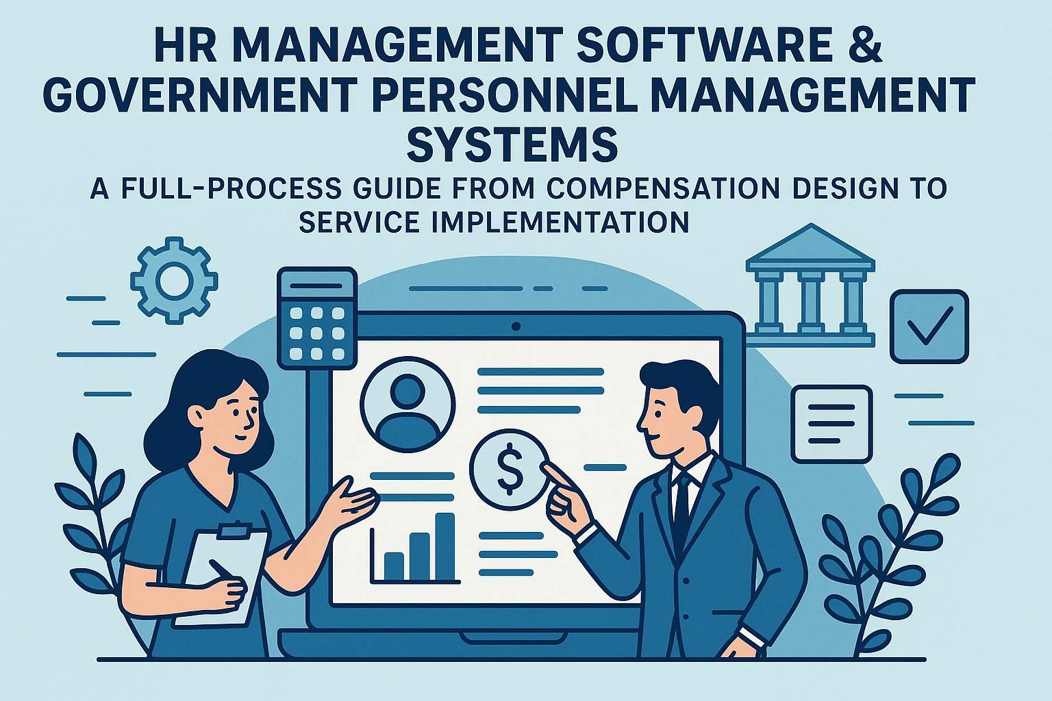 HR管理软件与政府人事管理系统:从薪酬设计到实施服务的全流程指南