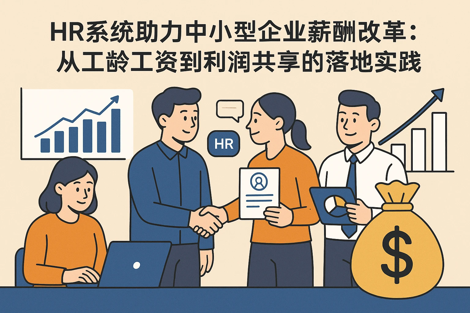 HR系统助力中小型企业薪酬改革：从工龄工资到利润共享的落地实践