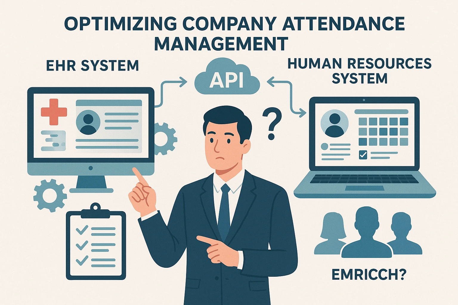 如何通过EHR系统和人事系统API接口优化企业出勤管理，哪家系统更适合？