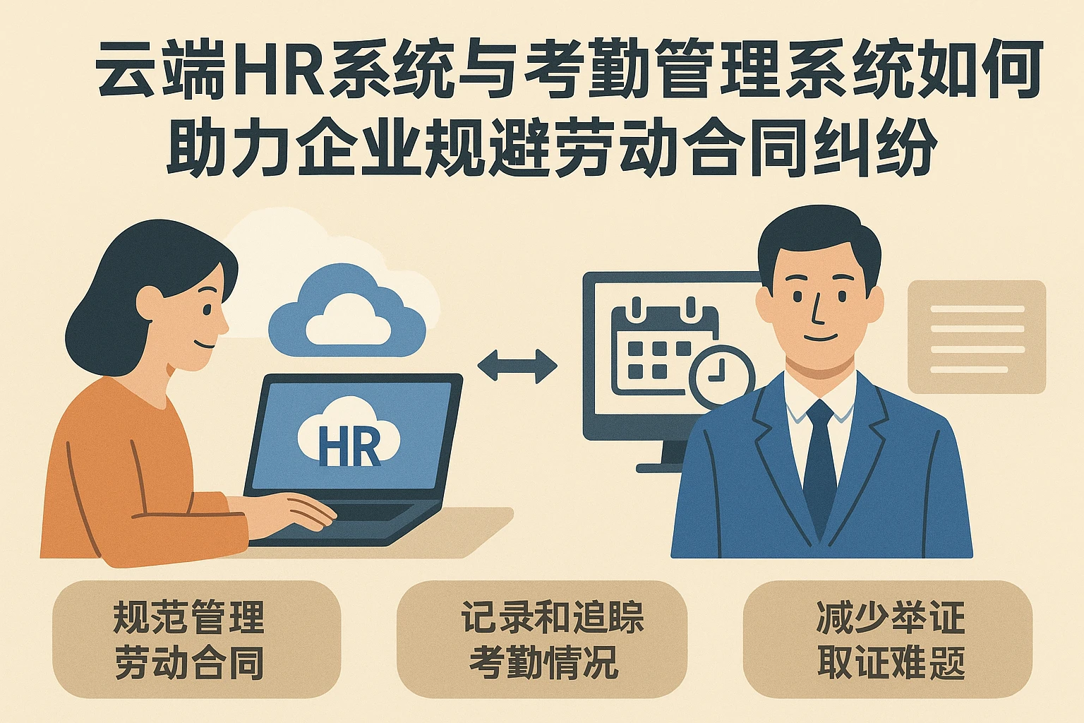 云端HR系统与考勤管理系统如何助力企业规避劳动合同纠纷