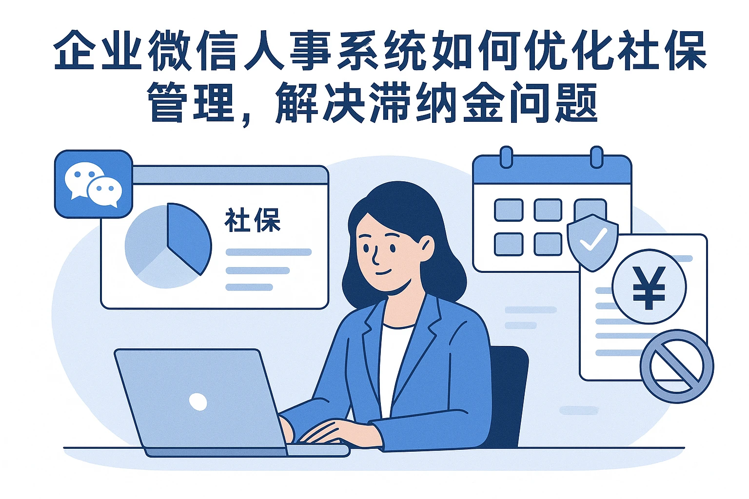 企业微信人事系统如何优化社保管理，解决滞纳金问题