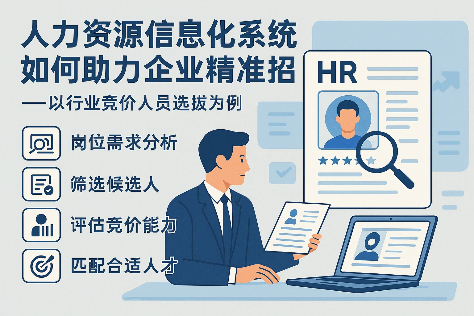 人力资源信息化系统如何助力企业精准招聘:以行业竞价人员选拔为例