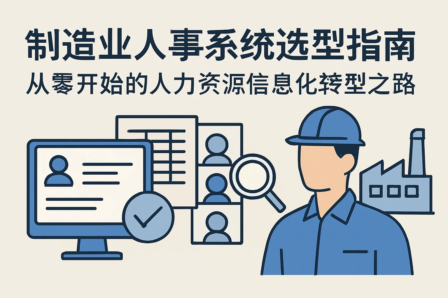 制造业人事系统选型指南:从零开始的人力资源信息化转型之路