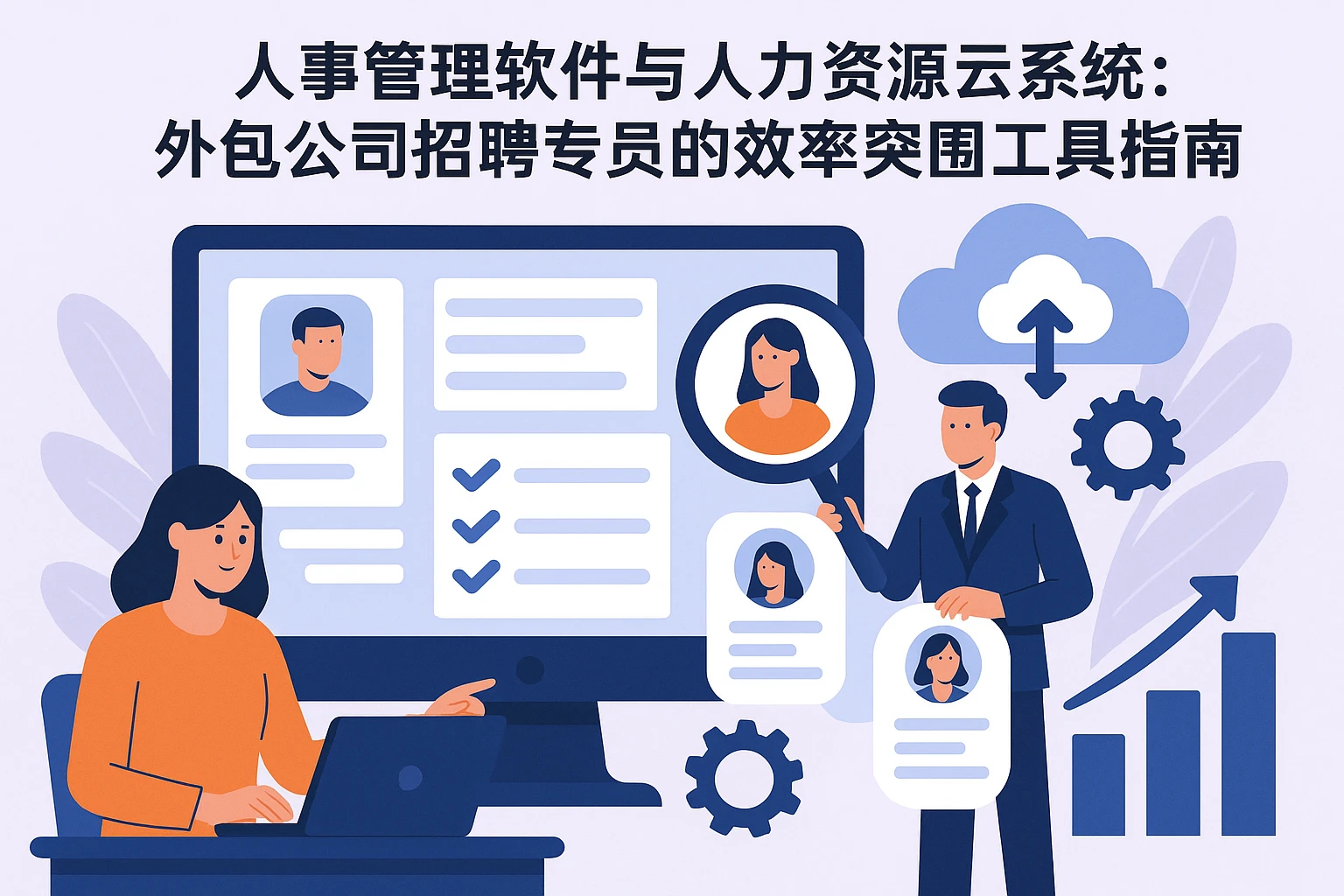 人事管理软件与人力资源云系统:外包公司招聘专员的效率突围工具指南