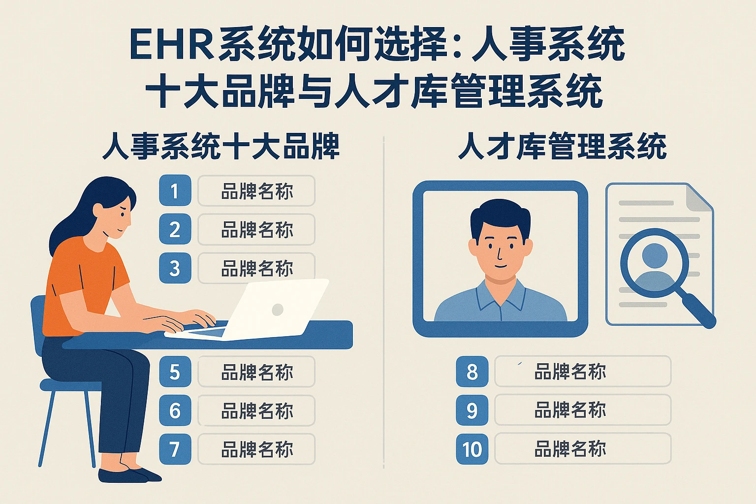 ehr系统如何选择:人事系统十大品牌与人才库管理系统解析
