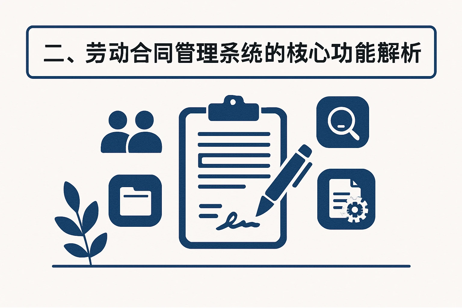 二、劳动合同管理系统的核心功能解析