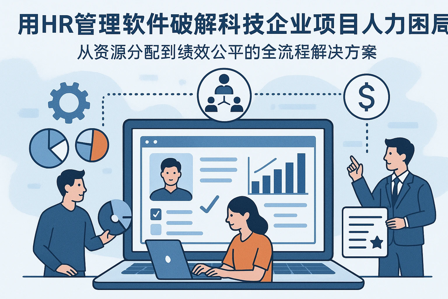 用HR管理软件破解科技企业项目人力困局：从资源分配到绩效公平的全流程解决方案