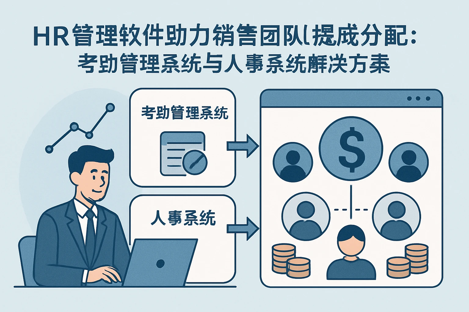 HR管理软件助力销售团队提成分配:考勤管理系统与人事系统解决方案