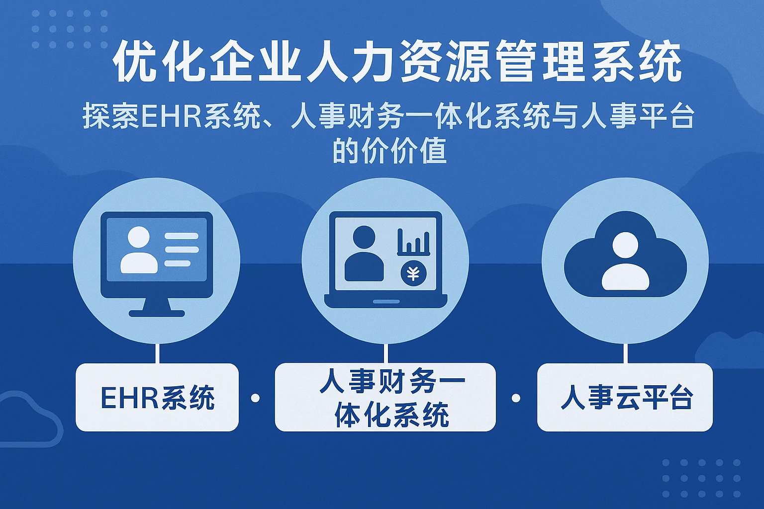 优化企业人力资源管理系统：探索ehr系统、人事财务一体化系统与人事云平台的价值