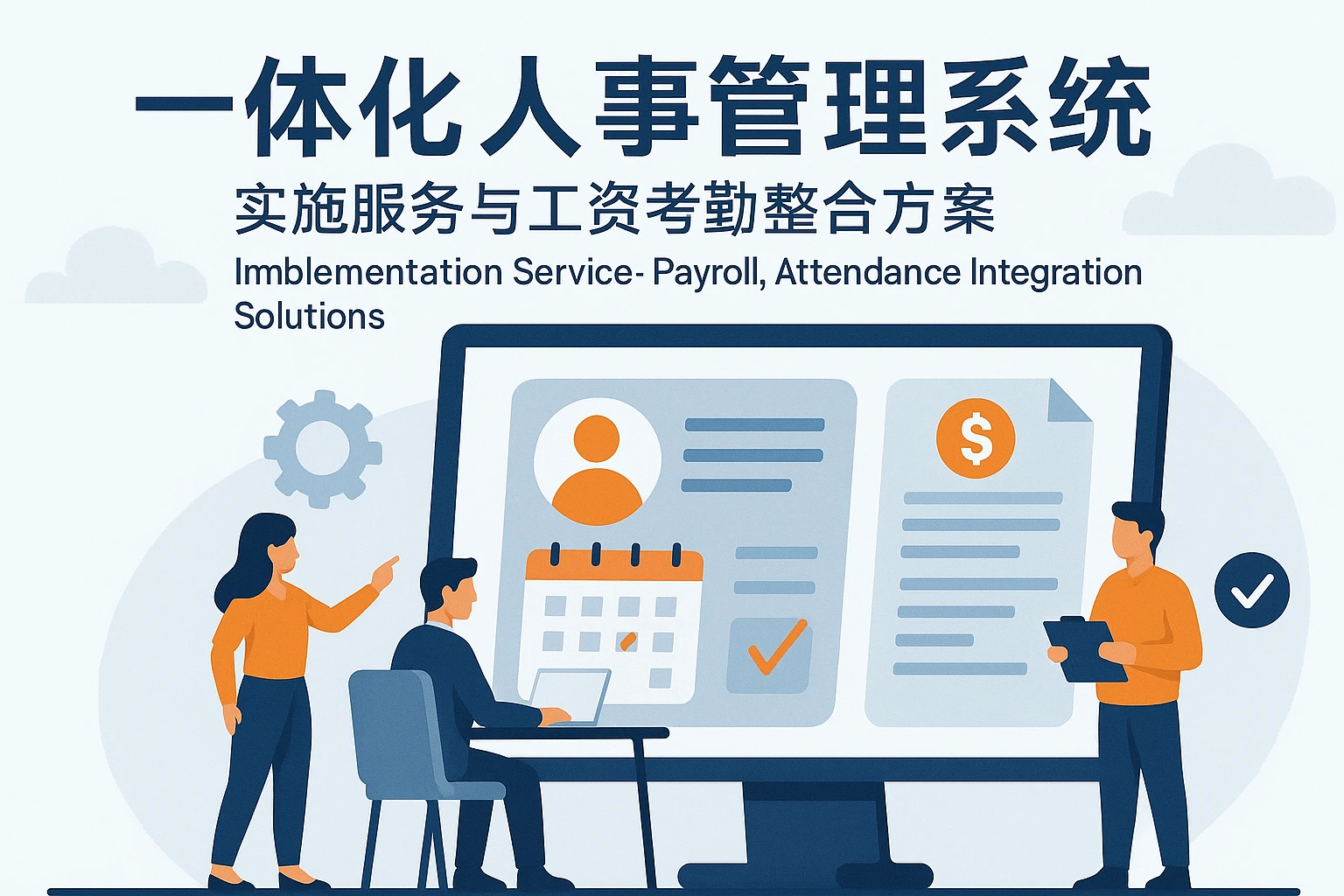 一体化人事管理系统：实施服务与工资考勤整合方案