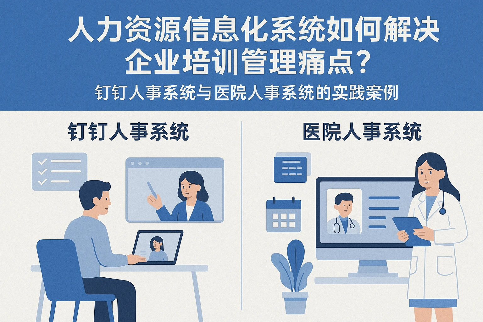 人力资源信息化系统如何解决企业培训管理痛点？钉钉人事系统与医院人事系统的实践案例