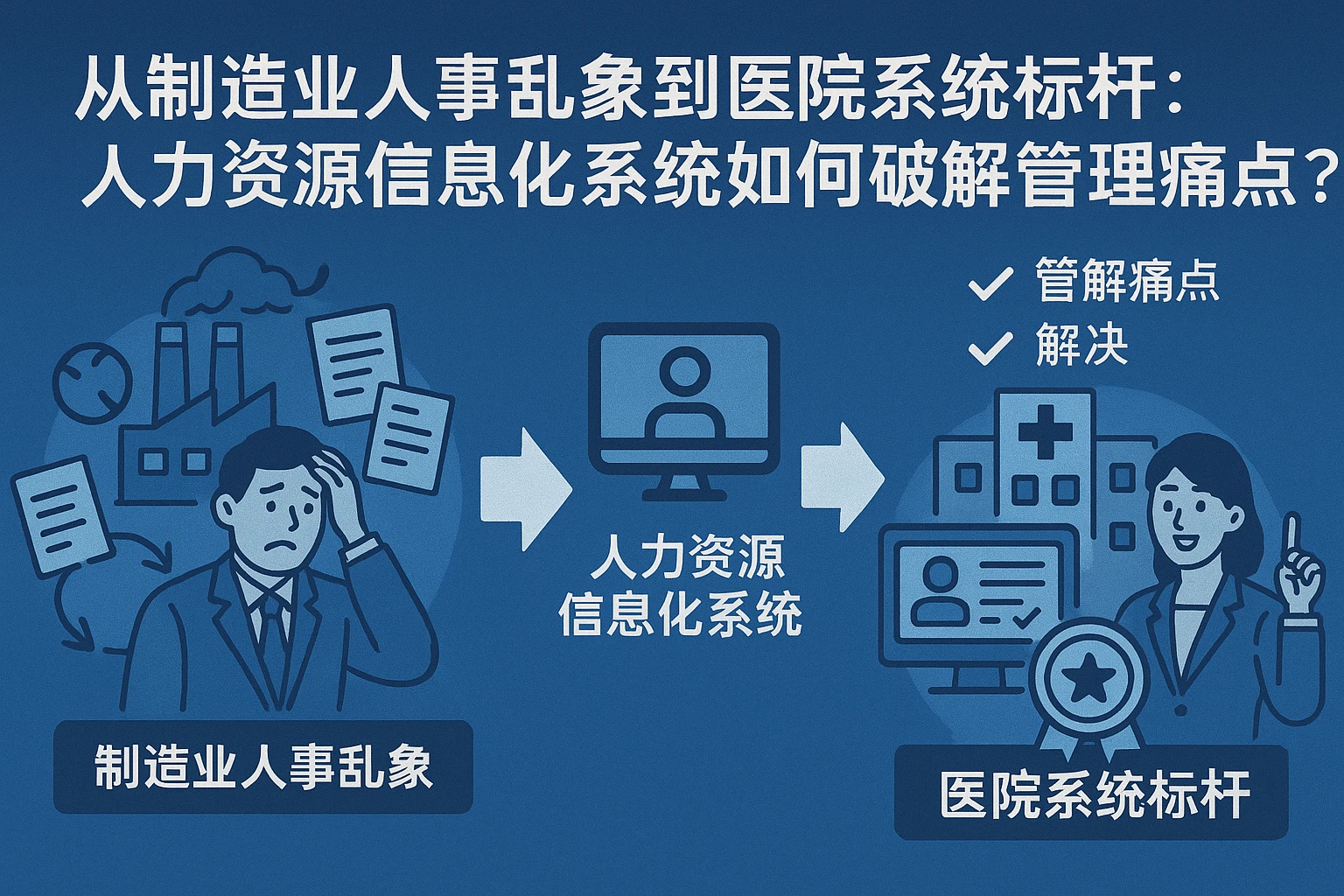 从制造业人事乱象到医院系统标杆:人力资源信息化系统如何破解管理痛点?