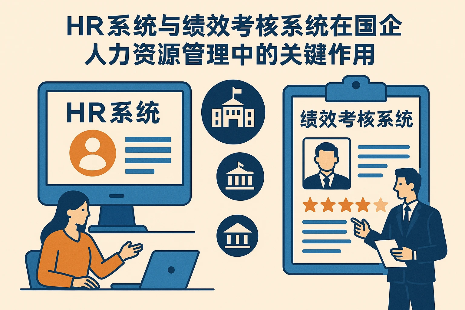 HR系统与绩效考核系统在国企人力资源管理中的关键作用