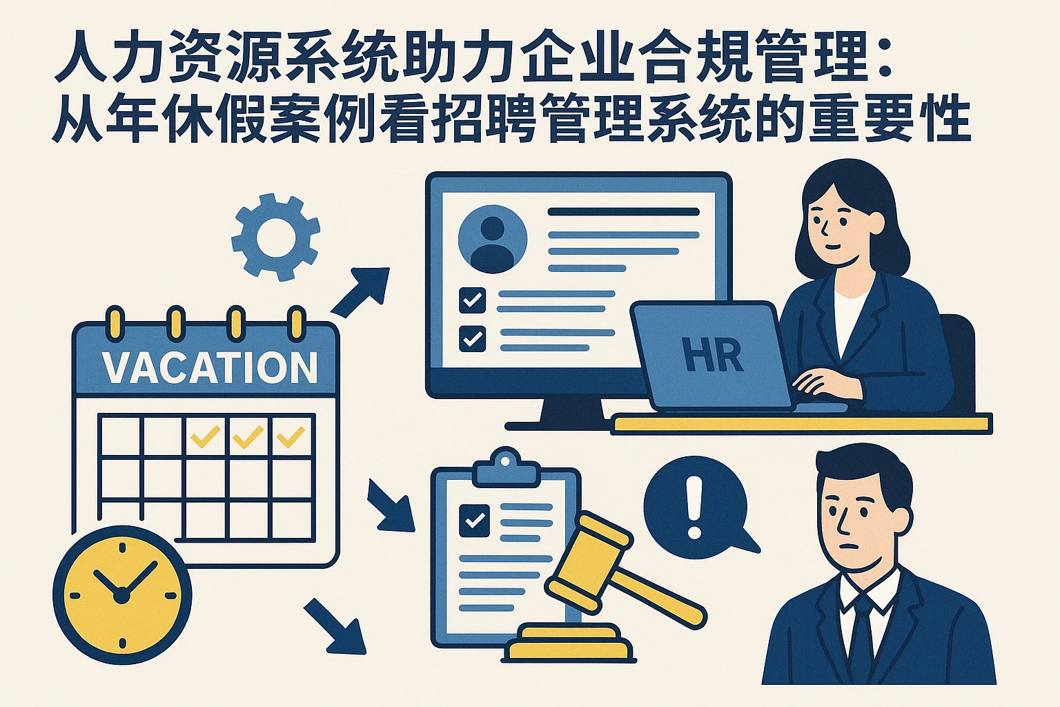 人力资源系统助力企业合规管理：从年休假案例看招聘管理系统的重要性
