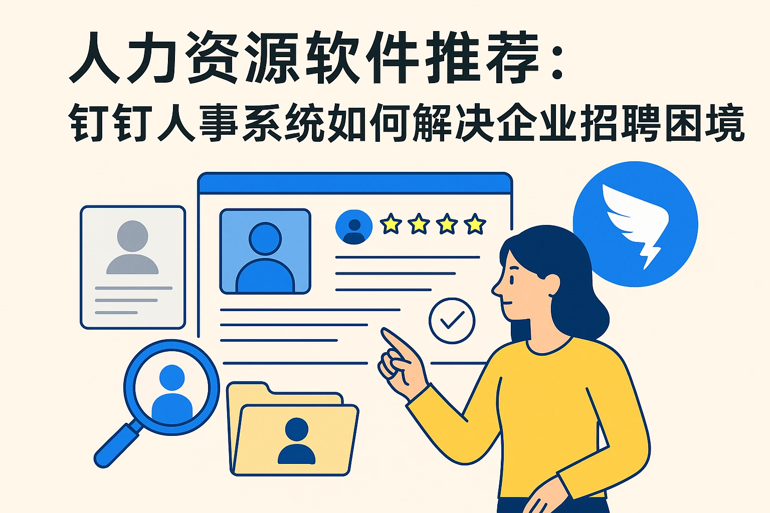 人力资源软件推荐：钉钉人事系统如何解决企业招聘困境