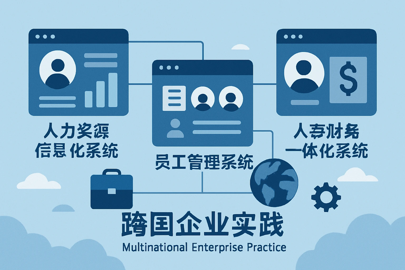 人力资源信息化系统、员工管理系统与人事财务一体化系统的跨国企业实践